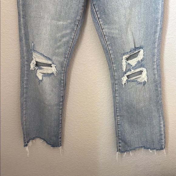 Daze Jeans Shy Girl Women's Light Blue Distressed Jeans - Picture 5 of 11